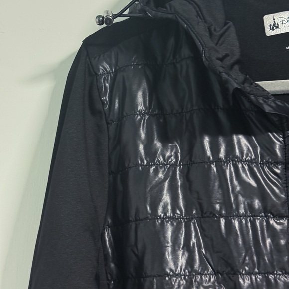 Disney Parks runDisney Black Hooded Hybrid Jacket Women’s Large | Winter Runner - Picture 8 of 14